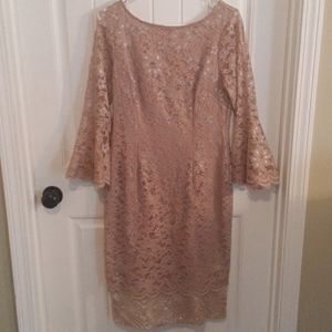 Jessica Howard Brand / Misses Lace Dress / Mauve